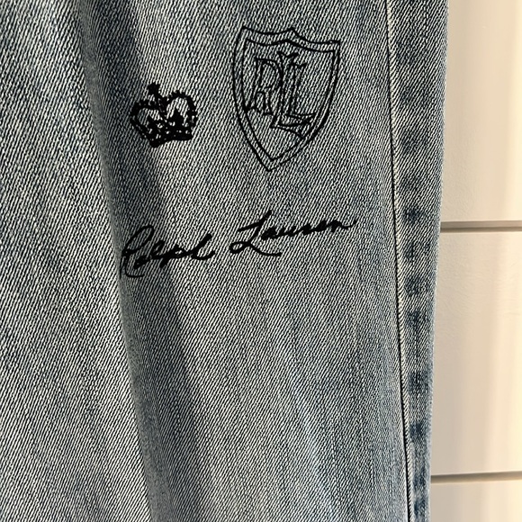 Ralph Lauren Print Wide-Leg Jean High Waist - Picture 9 of 13